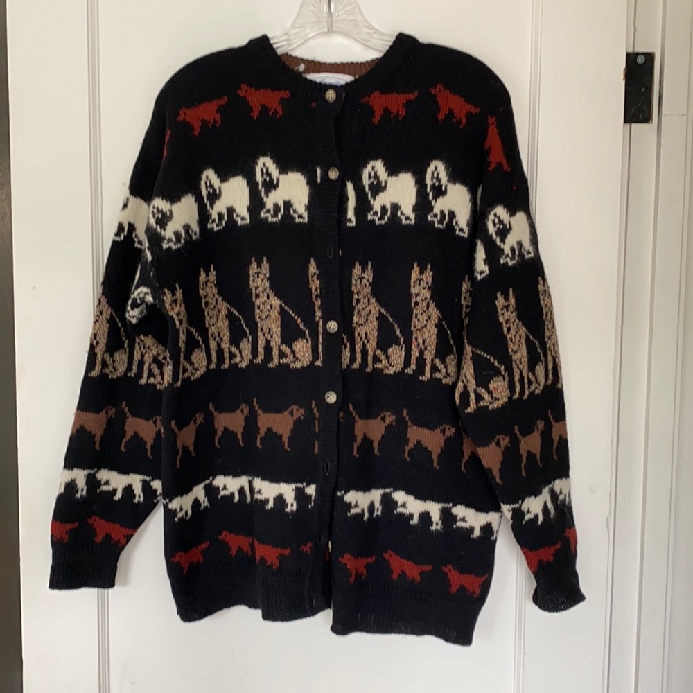 Oversized dog sweater
